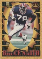 1996 Pacific Invincible Bruce Smith #SM17