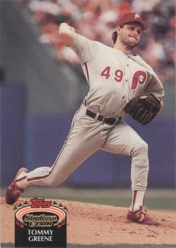 1992 Topps Stadium Club - Tommy Greene #27