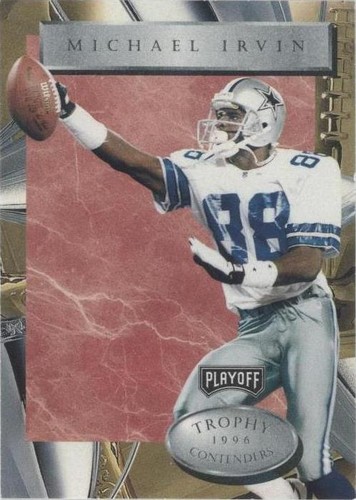 1996 Playoff Trophy Contenders Michael Irvin #88