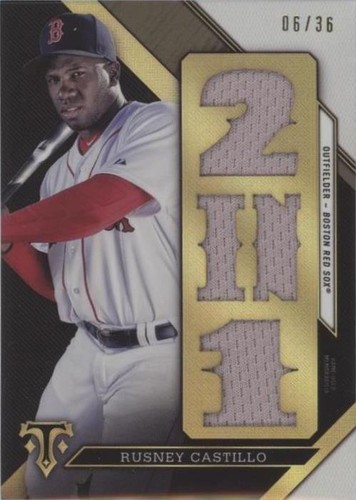 2016 Topps Triple Threads - Rusney Castillo #TTR-RCA2