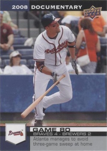 2008 Upper Deck Ultimate Jeff Francoeur Auto Game Used Pants /15 