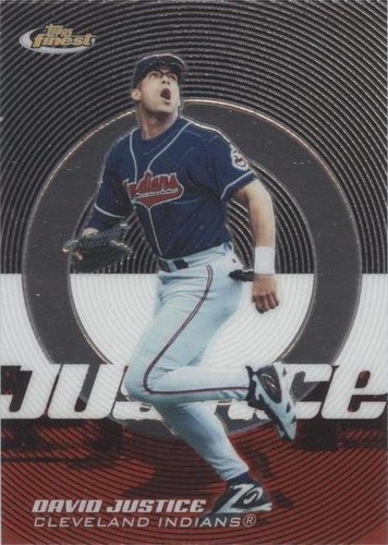 2005 Topps Finest - David Justice #163