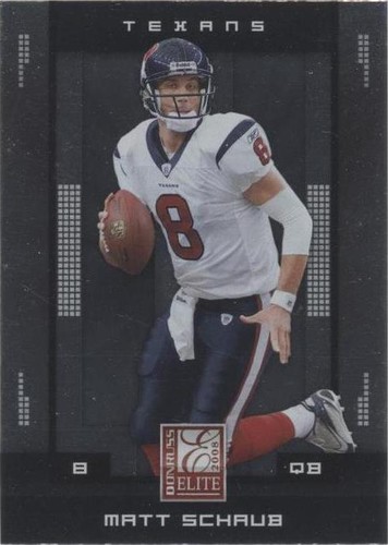 2008 Donruss Elite Matt Schaub #38