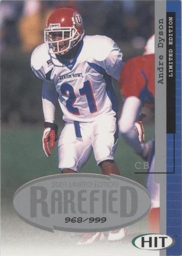 2001 SAGE Hit Andre Dyson #R13