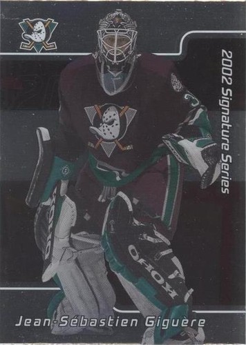 2001-02 In the Game Be A Player Signature Series - Jean-Sebastien Giguere #029