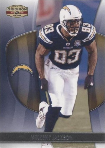 2009 Donruss Gridiron Gear Vincent Jackson #96