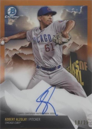 2018 Bowman Chrome - Adbert Alzolay #PPA-AAL