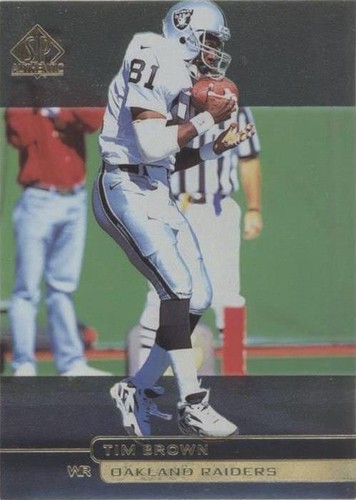 1998 SP Authentic Tim Brown #100