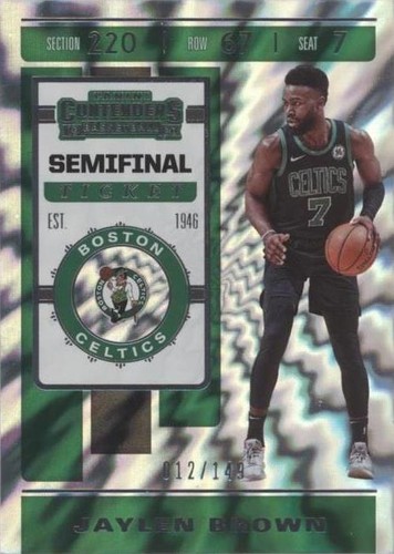 2019-20 Panini Contenders - Jaylen Brown #42