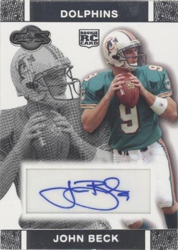 2007 Topps Co-Signers John Beck #RA-JB