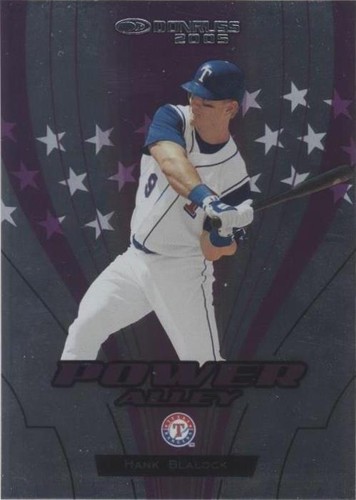 2005 Donruss - Hank Blalock #PA-7