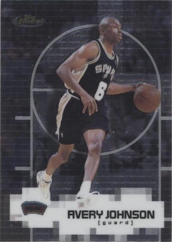 2000-01 Topps Finest - Avery Johnson #31