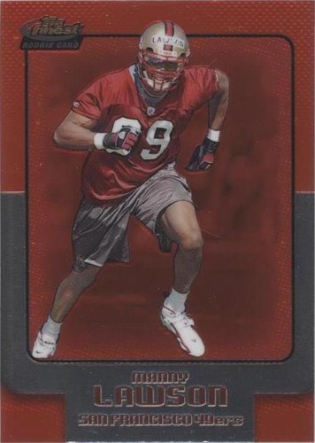 2006 Topps Finest Manny Lawson #143