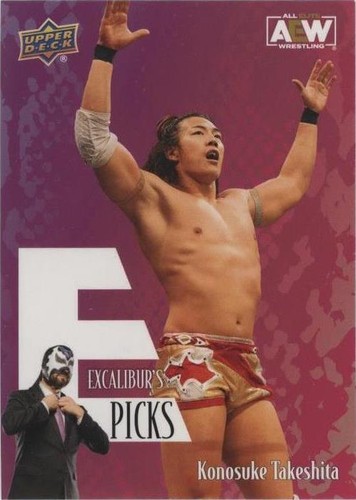 2024 Upper Deck AEW #53 Konosuke Takeshita wrestling card | eBay