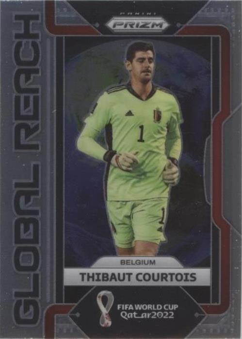 2022 Panini Prizm World Cup Qatar Thibaut Courtois #28