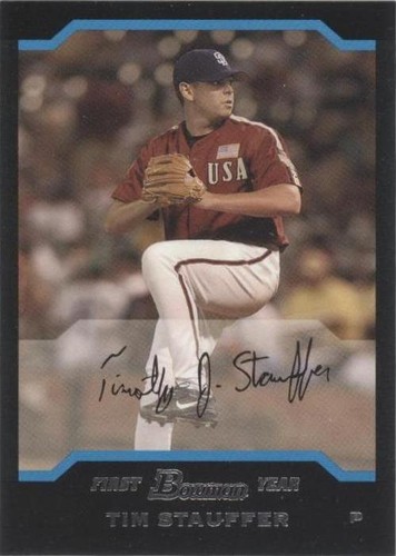 2004 Bowman Draft Picks & Prospects - Tim Stauffer #BDP160