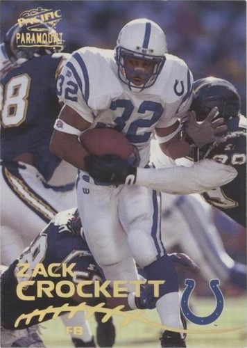 1998 Pacific Paramount Zack Crockett #94