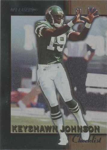 1996 Score Board NFL Lasers Keyshawn Johnson #100