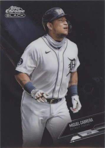 2021 Topps Chrome Black - Miguel Cabrera #37