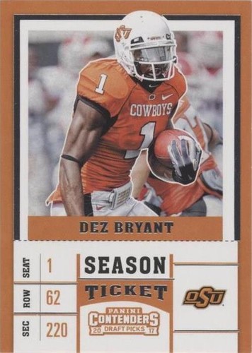 2017 Panini Contenders Draft Picks Dez Bryant #30