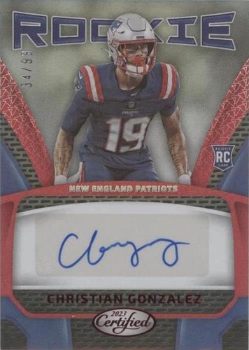 2023 Panini Certified Christian Gonzalez #RS-22