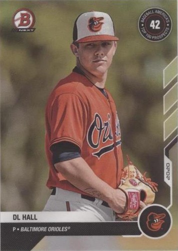 2020-21 Bowman Next Topps Now Baseball America Top 100 Prospects - DL Hall #BA-30
