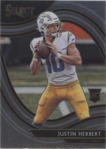 2020 Panini Select Justin Herbert #344