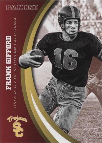 2015 Panini USC Trojans Frank Gifford #15