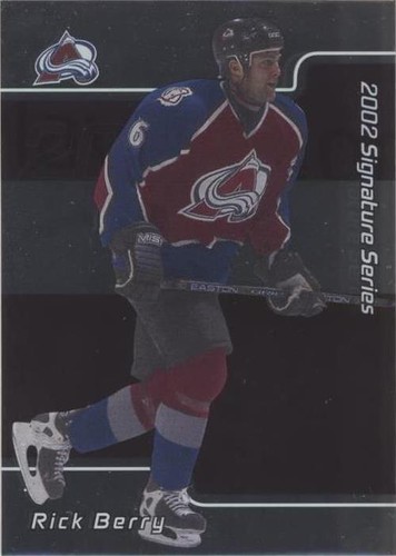 2001-02 In the Game Be A Player Signature Series - Rick Berry #231