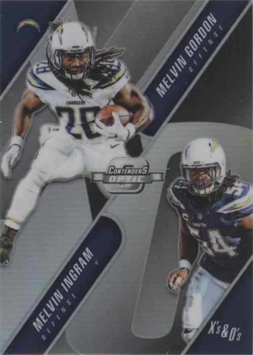 2018 Panini Contenders Optic Melvin Gordon Melvin Ingram III #XO-LAC