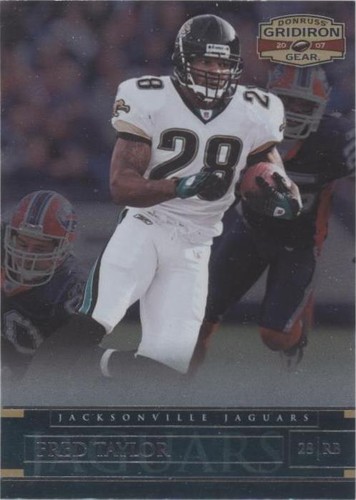 2007 Donruss Gridiron Gear Fred Taylor #84
