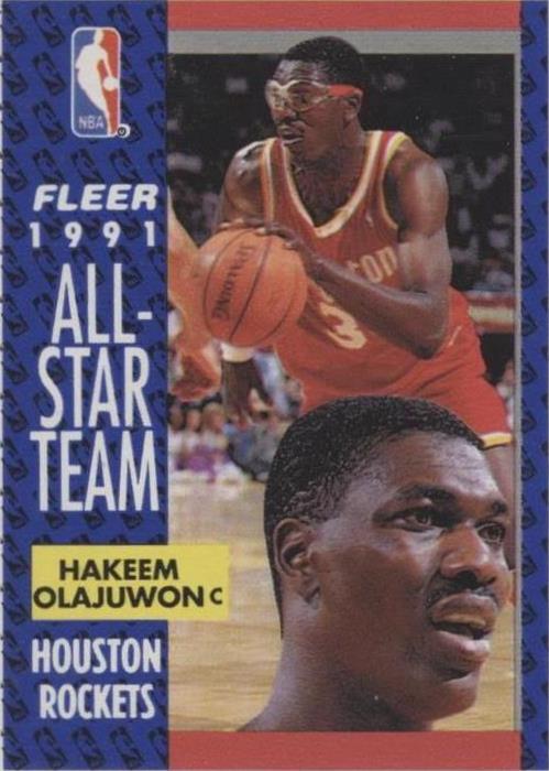 Fleer Wheaties 1991-92 - Hakeem Olajuwon #54