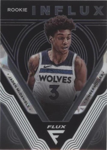 Jaden McDaniels 1/1 RC Auto Card - Limited Edition Die-Cut
