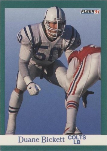 1991 Fleer Duane Bickett #77