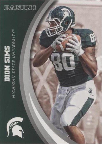 2016 Panini Michigan State University Spartans Dion Sims #17
