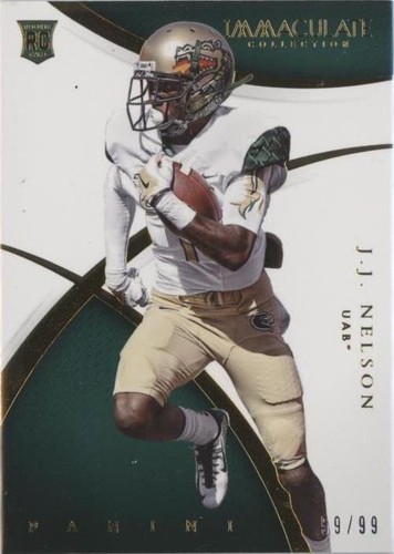 2015 Panini Immaculate Collection Collegiate J.J. Nelson #145