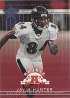 2002 Leaf Rookies & Stars Javin Hunter #155