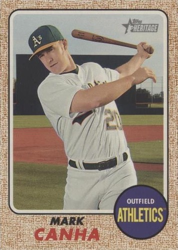 2017 Topps Heritage High Number - Mark Canha #607