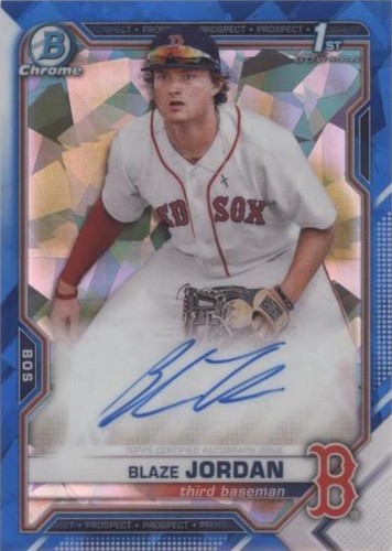 2021 Bowman Sapphire Edition - Blaze Jordan #BSPA-BJ