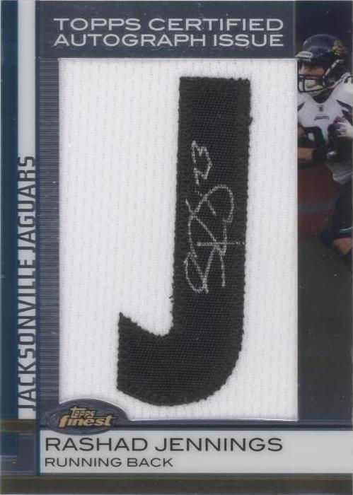 2009 Topps Finest Rashad Jennings #114