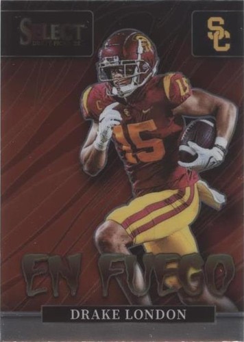 2022 Panini Select Draft Picks Drake London #EN-DL