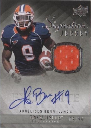 2010 Upper Deck Exquisite Collection Arrelious Benn #ESJ-AB