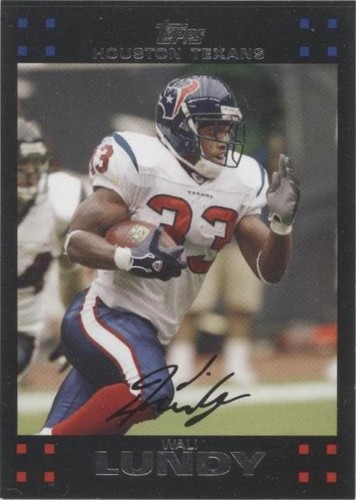 2007 Topps Wali Lundy #72