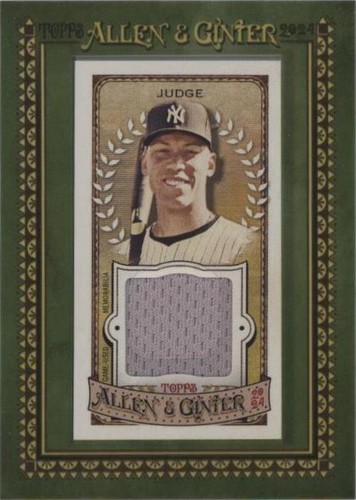2024 Topps Allen & Ginter - Aaron Judge #MFR-AJ