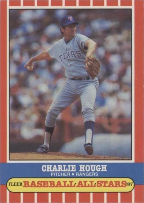 Fleer Baseball All Stars 1987 - Charlie Hough #21