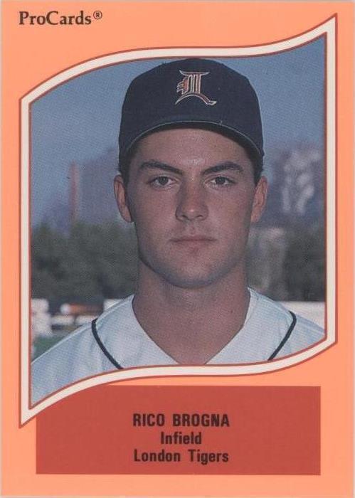 Estrellas de ligas menores ProCards A & AA 1990 - Rico Brogna #30