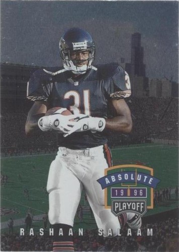1996 Playoff Absolute Rashaan Salaam #186