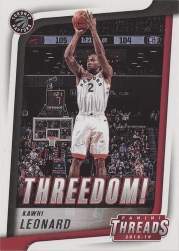 2018-19 Panini Threads - Kawhi Leonard #14