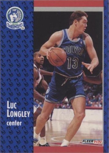 1991-92 Fleer - Luc Longley #320