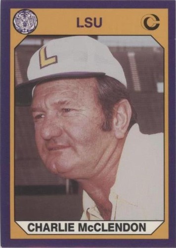 1990 Collegiate Collection LSU Tigers Charlie Mcclendon #152